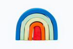 Marc toys Set Handmade, Curcubeu Arcada Mica Albastru (MCA0103)