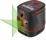 Fortum automatikus lézeres vízszintező, ZÖLD, 1H1V, Li-ion akku 3, 7V 1400mAh, pontosság: 0, 3mm/1m, 1/4" menet (47080208)