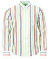 Gant Hosszú ujjú ingek REG MULTISTRIPE LINEN SHIRT Sokszínű EU XL