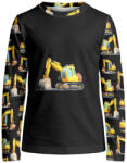 Takoy Panel hosszú ujjú gyerek termo pólóhoz 92 kotrógépek fekete