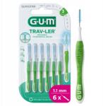 Sunstar Trav-Ler fogköztisztító kefe 1.1mm zöld 6 db (7630019900188)