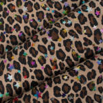 Takoy Piele naturală/piele prelucrată, periată model leopard cu stele colorate 60x85