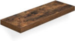 VASAGLE Raft de perete suspendat VASAGLE, 80x20 cm, MDF, maro rustic (EZ-LWS28BX) Biblioteca