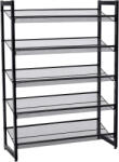 SONGMICS Raft pentru pantofi SONGMICS din metal, 5 niveluri reglabile, negru (EZ-LMR005B) Pantofar