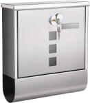 SONGMICS Cutie postala de exterior Songmics din otel, pentru gard sau perete, argintie 31x10x33 cm (EZ-GMB020S02)