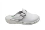 Berende Saboti medicali dam albi din piele naturala box, Med-Line BR127ALB, marimea 40