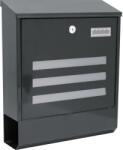 Strend Pro Cutie postala metalica LINEA antracit 35x11, 5x41, 5 cm (219731)