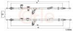 COFLE Cablu, frana de parcare COFLE 1. FD026 (1.FD026)
