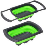  Strecuratoare pliabila pentru chiuveta, extensibila, plastic si silicon, 38-60 cm (HA-5196)