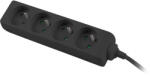  Prelungitor Lanberg 1.5m, 4 prize ng PS0-04E-0150-BK (timbru verde 0.18 lei) (PS0-04E-0150-BK)