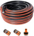 Richman Exclusive Furtun de gradina, 4 straturi, flexibil, ranforsat, 1/2, 30 m, cuple, adaptor, Richmann Exclusive (148047)