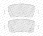 FERODO Set placute frana FERODO FDB5488 (FDB5488)