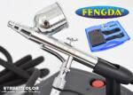 Fengda® - Fenghua Bida Airbrush szett FENGDA®BD-831 kompresszorral és BD-130 airbrush pisztollyal 0, 2mm () (BD-831N)
