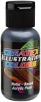 CreateX Colors Illusztrációs Fedő fekete airbrush festék CreateX 30 ml - 5078 Opaque Black () (Crea-5078.30)