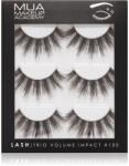 MUA Makeup Academy Lashes Volume Impact изкуствени мигли тип Volume #100 3x2 бр
