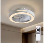 Brilagi - Plafonieră LED reglabilă cu ventilator LED/38W/230V Ø 46 cm alb + telecomandă (BG4034)