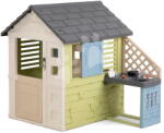 Smoby Căsuță cu sonerie Pretty Playhouse&Kitchen Life Smoby cu bucătărie extensibilă, cu filtru UV, de la 24 luni (SM810305-A) Casuta pentru copii
