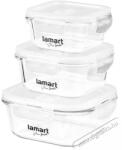 Lamart LT6012 műanyag ételtároló készlet