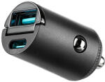 JOYROOM JR-CCN18 Autós Töltő 65W - USB-A + USB-C - Fekete (JR-CCN18)