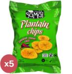 SAMAI Plantain chips édes chilli csomag 5X75 g