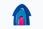 Marc toys Set handmade Marc toys, Casuta din povesti Albastru (MCB05)
