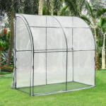 [en. casa] Sera de gradina Juta tip perete cu folie PVC 100x200x215 cm (77016007)