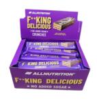 ALLNUTRITION Fitking Delicious Crunchee, Milk Chocolate with Cocoa Cream - 20 x 18g