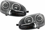 Carner Lumini Frontale Volkswagen Golf V GTI R32 Negru 03-08 2 Bucăți 0017149 (0017149)