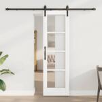 vidaXL Преплъзваща се врата ORKDAL Бяло 61 x 198, 5 см (3331958)