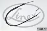 LINEX Cablu, frana de parcare LINEX 03.01. 52 (03.01.52)
