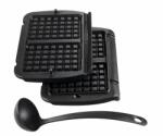 Tefal Placi Waffle Tefal XA7248, pentru OptiGrill si Elite, 2x Placi, Negru (XA7248)