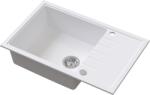 Ruvetti Axel gránit mosogató 78x50 cm fehér 3001AXWH160XLW (3001AXWH160XLW)