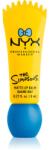NYX Cosmetics The Simpsons Smushy balsam de buze cu efect matifiant culoare Peekaboo Blue 8 ml