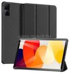 Dux Ducis Redmi Pad SE 11 DOMO tok álló, bőr hatású aktív FLIP, textil minta, FEKETE (GP-150372) (GP-150372)