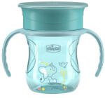 Chicco Perfect X 360 fokos Itatópohár foggantyúval 12hó+ - 200ml - Elefánt