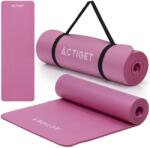 ActiGet Постелка за Упражнения 183x61x1cm с Каишка за Носене - Розова (ACT0018)