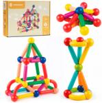 Springos Kg0051 blocuri magnetice 100 buc (KG0051) Jucarii de constructii magnetice