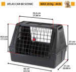 Ferplast Atlas Car 80 fekete
