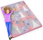 RicoKids Játszószőnyeg, Ricokids RK-343, rózsaszín alap figurákkal, 120 x 92 cm, színezhető, letörölhető, vízálló, feltekerhető, EVA hab, 6 db lemosható filctoll készlettel, 0, 3 cm vastag (TE734401)