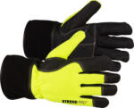 Strend Pro Téli védőkesztyű, Strend Pro Gratus Winter, fekete/sárga, méret: 10/XL, bélelt 3M Thinsulate szigetelés, vízálló, megerősített tenyér, EN 388 és EN 511, 1 pár (TC3134284)