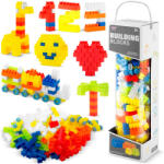 Ricokids Építőkocka készlet, Ricokids RK-761 776100, 300 db, többszínű, lekerekített élekkel, tubusos csomagolás, biztonságos (TE776100)