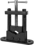 Strend Pro Asztali csőszerelő satu, Strend Pro, fekete, 100 mm, öntvény test, acél orsó, csövekhez, stabil, biztonságos (TC2220640)