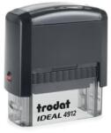 Trodat Ștampilă TRODAT „Ideal 4912, corp negru, cu tampon negru