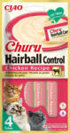 Inaba Cat Churu Hairball Control - csirke 4 x 14 g