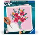 Ravensburger - CreArt pictura pe numere pentru adulti buchet de maci - RVSPBN25519 (RVSPBN25519)