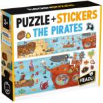 Headu - Puzzle Pirati cu peste 200 de stickere ce se pot repozitiona - HE59155 (HE59155) Puzzle