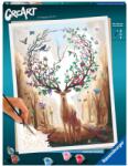 Ravensburger - CreArt pictura pe numere pentru adulti cerb magic - RVSPBN20273 (RVSPBN20273)