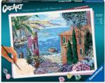 Ravensburger - CreArt pictura pe numere pentru adulti peisaj mediteranean - RVSPBN20218 (RVSPBN20218)