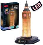 CubicFun CUBICFUN - PUZZLE 3D BIG BEN EDITIE LUMINOASA 32 PIESE - CUL537h (CUL537h)