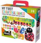 Headu - Ecoplay Primul meu joc Educational memoreaza formele, culorile, numerele si vocalele - HE57564 (HE57564)